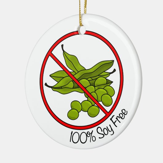 100% sojenvrij keramisch ornament (Links)