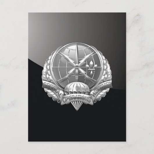 [100] SOWT Badge [CREST] Briefkaart (Voorkant)