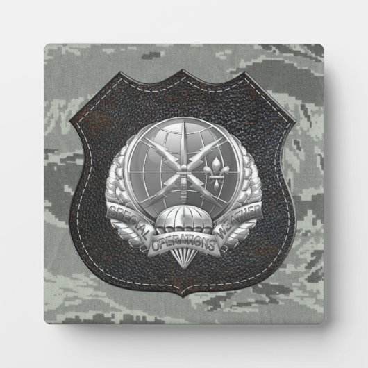 [100] SOWT Badge [CREST] Fotoplaat (Voorkant)