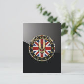 [100] Speciale Air Service (SAS)-badge [3D] Briefkaart (Staand voorkant)