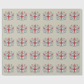 [100] Stad Londen - Wapenschild Cadeaupapier (Vlak)