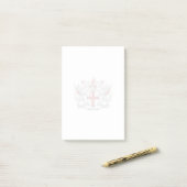 [100] Stad Londen - Wapenschild Post-it® Notes (Op bureau)