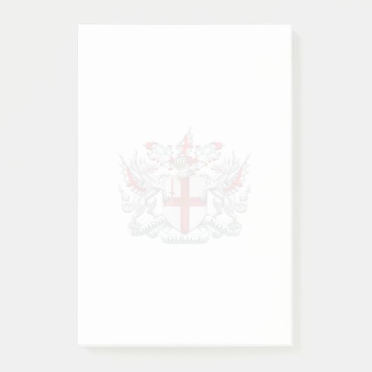 [100] Stad Londen - Wapenschild Post-it® Notes (Voorkant)