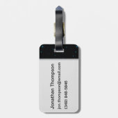 100% Stardust Bagagelabel (Achterkant verticaal)