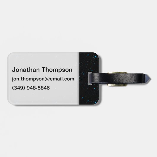 100% Stardust Bagagelabel (Achterkant horizontaal)