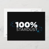 100% Stardust Briefkaart (Voorkant / Achterkant)