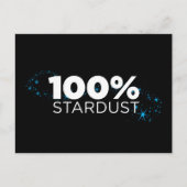100% Stardust Briefkaart (Voorkant)