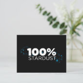 100% Stardust Briefkaart (Staand voorkant)