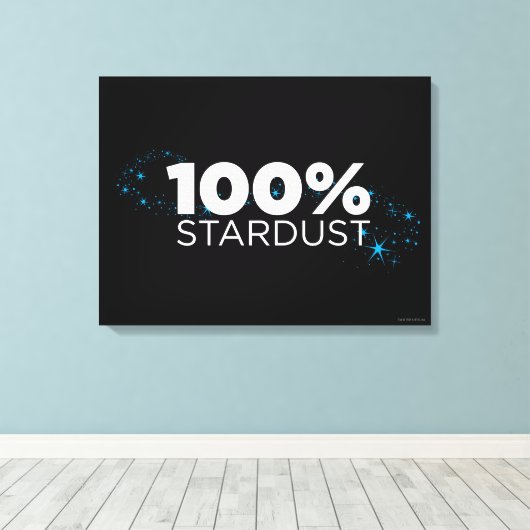 100% Stardust Canvas Afdruk (Insitu (Houten vloer))