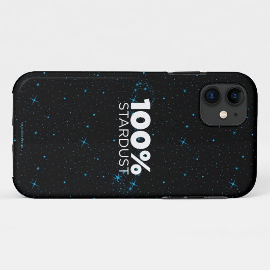 100% Stardust Case-Mate iPhone Case (Achterkant (horizontaal))