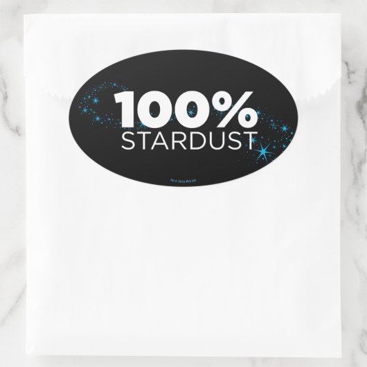 100% Stardust Ovale Sticker (Tas)