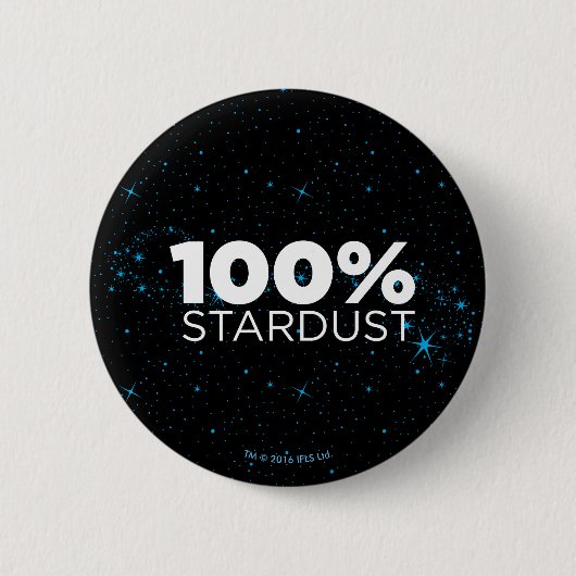 100% Stardust Ronde Button 5,7 Cm (Voorkant)