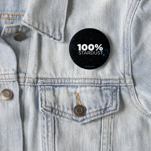 100% Stardust Ronde Button 5,7 Cm (In situ)