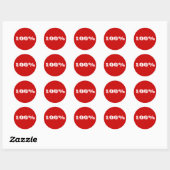 100% sticker (Vel)