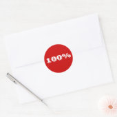100% sticker (Envelop)