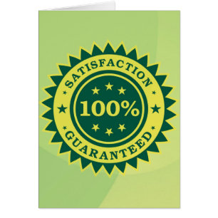 100% Sticker met garantie voor tevredenheid