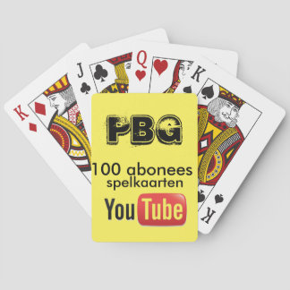 100 sub spelkaarten pokerkaarten