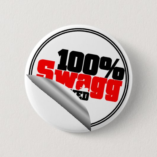 100% Swagg goedgekeurde knop Ronde Button 5,7 Cm (Voorkant)