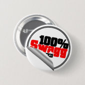 100% Swagg goedgekeurde knop Ronde Button 5,7 Cm (Voorkant /achterkant)