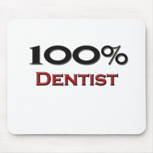 100 % tandarts muismat (Voorkant)