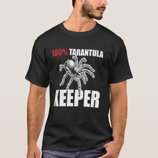 100 Tarantula Kweker Vogelspin T-shirt (Voorkant)