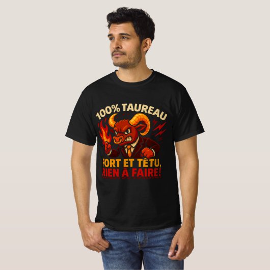 100 % TAUREAU T-SHIRT (Voorkant volledig)