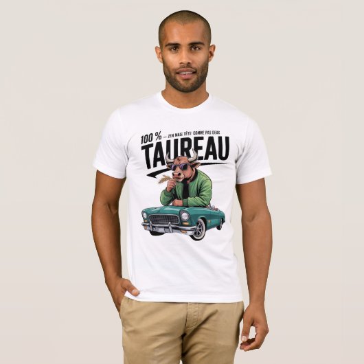 100 % TAUREAU T-SHIRT (Voorkant volledig)
