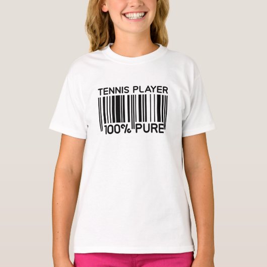 100% tennisspeler, cool t-shirt (Voorkant)