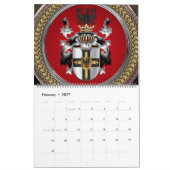 [100] Teutonische wapenschild Kalender (Feb 2027)