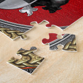 [100] Teutonische wapenschild Legpuzzel (Zijkant)