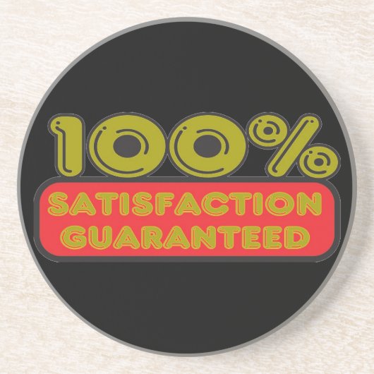 100% tevredenheid gegarandeerde onderzetter (Voorkant)