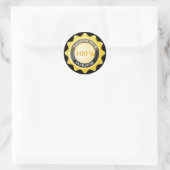 100% tevredenheidsgarantie ronde sticker (Tas)
