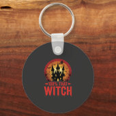 100% That Witch Halloween Kasteel Sleutelhanger (Voorkant)