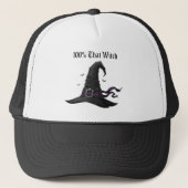 100% That Witch – Spooky Halloween Trucker Pet (Voorkant)