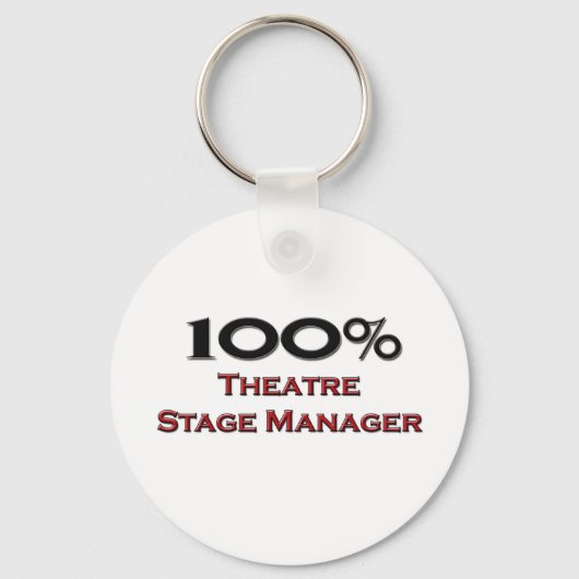 100% theaterStage Manager Sleutelhanger (Voorkant)