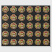 [100] Tibetan Double Dorje Mandala Cadeaupapier (Vlak)