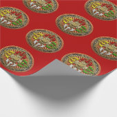 [100] Tibetan Double Dorje Mandala Cadeaupapier (Hoek)