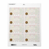 [100] Tibetan Double Dorje Mandala Etiket (Full Sheet)