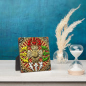 [100] Tibetan Double Dorje Mandala Fotoplaat (Insitu)