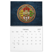 [100] Tibetan Double Dorje Mandala Kalender (Feb 2027)