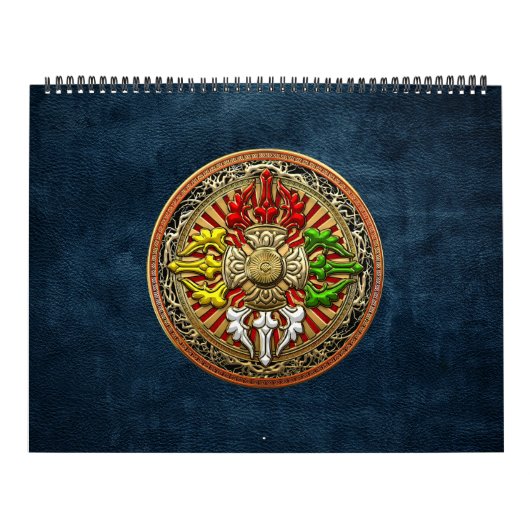 [100] Tibetan Double Dorje Mandala Kalender (Hoes)