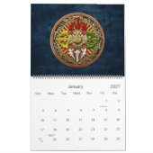 [100] Tibetan Double Dorje Mandala Kalender (Jan 2027)