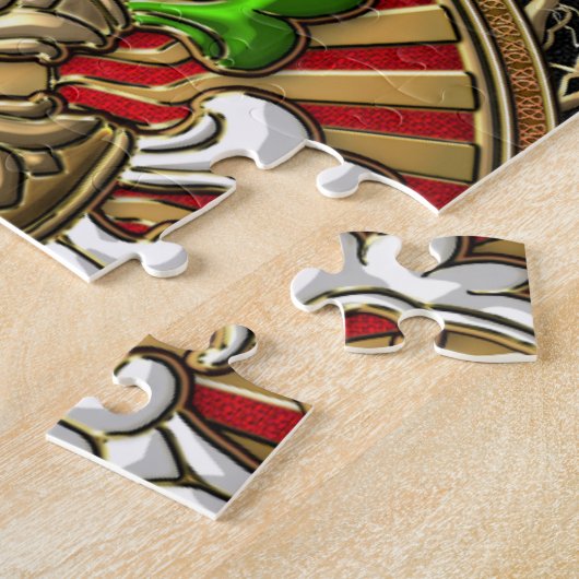 [100] Tibetan Double Dorje Mandala Legpuzzel (Zijkant)