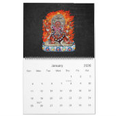 [100] Tibetan Thangka - Wrathful Deity Hayagriva Kalender (Jan 2026)