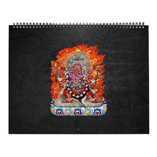 [100] Tibetan Thangka - Wrathful Deity Hayagriva Kalender (Hoes)