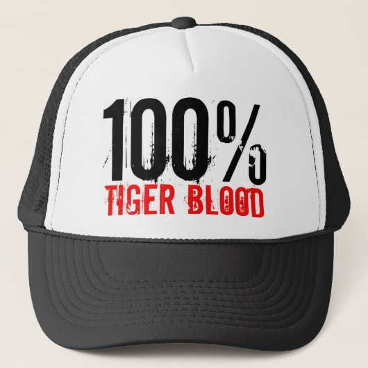 100% tijger bloed trucker pet (Voorkant)