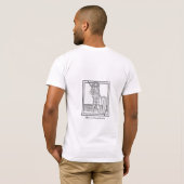 100%  Transsylvanisch T-shirt (Achterkant volledig)