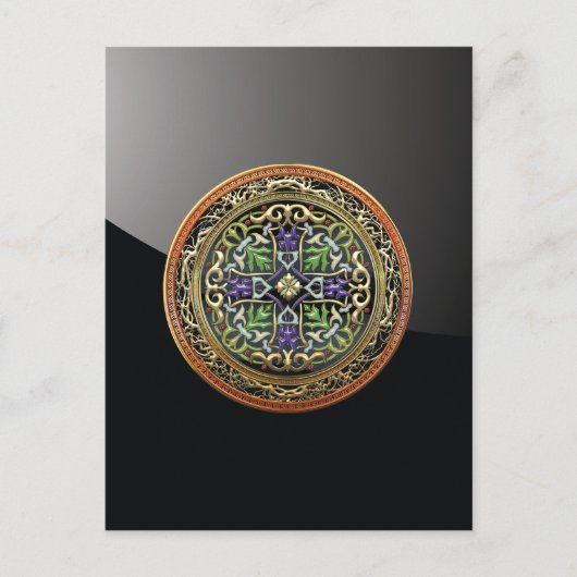 [100] Treasure Trove: Celtic Cross Briefkaart (Voorkant)