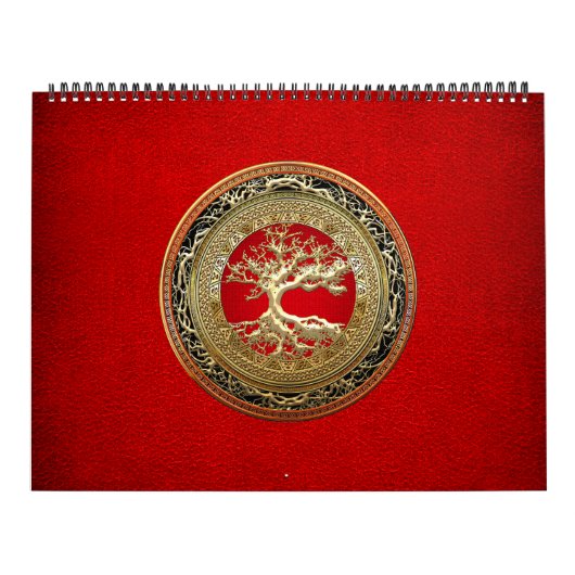 [100] Treasure Trove: Celtic Tree of Life [Gold] Kalender (Hoes)