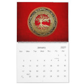 [100] Treasure Trove: Celtic Tree of Life [Gold] Kalender (Jan 2027)